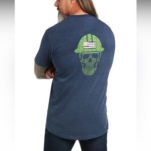 Men’s Nwt Ariat cotton strong roughneck logo shirt